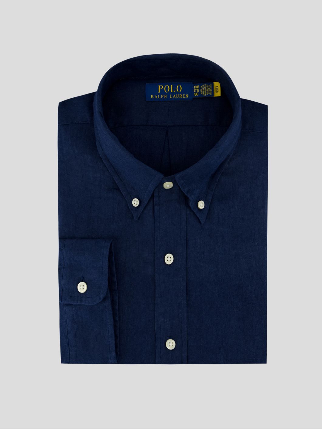 Chemise en Lin Grande Taille Bleu Marine